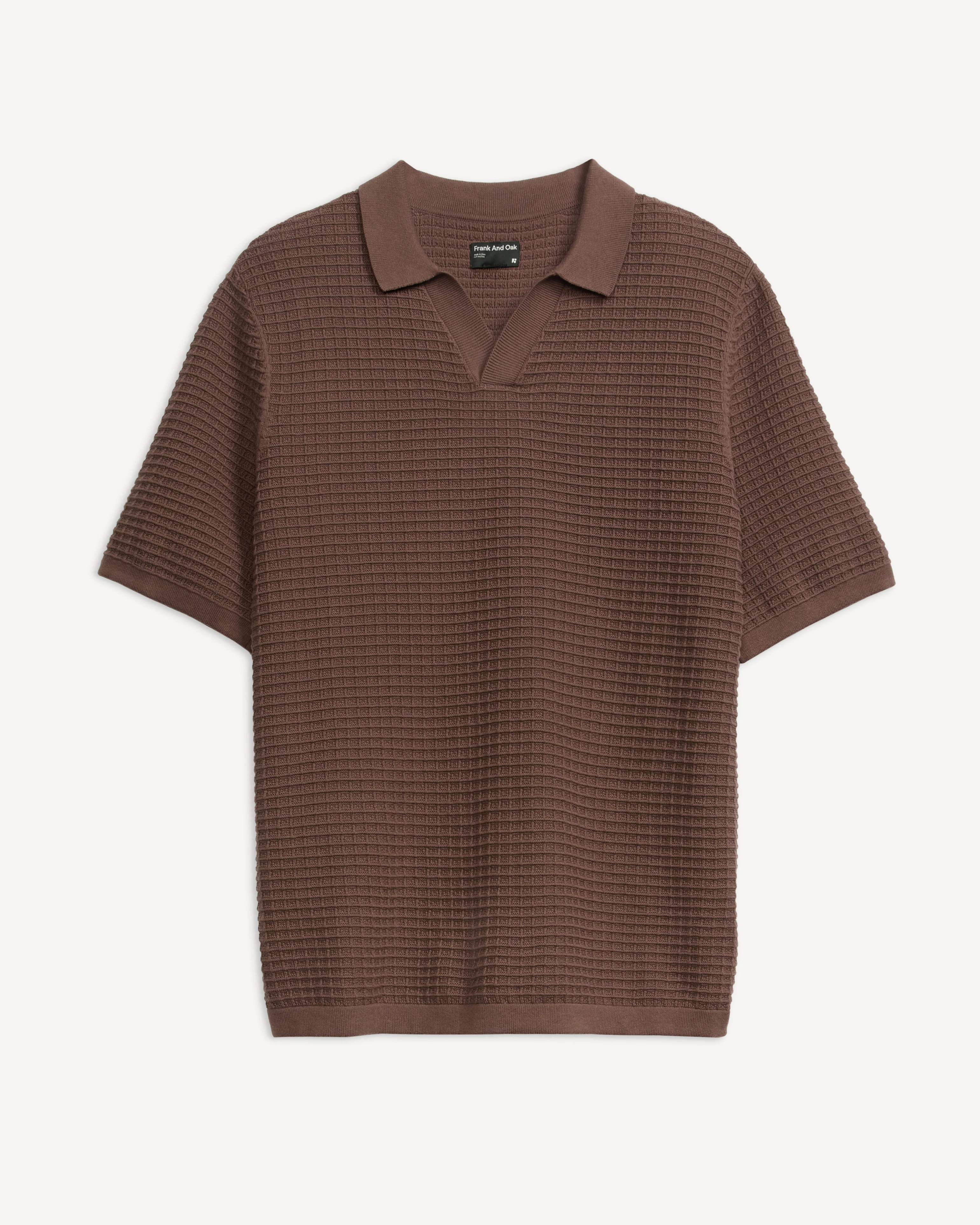 JOHNNY COLLAR WAFFLE KNIT - Image 5