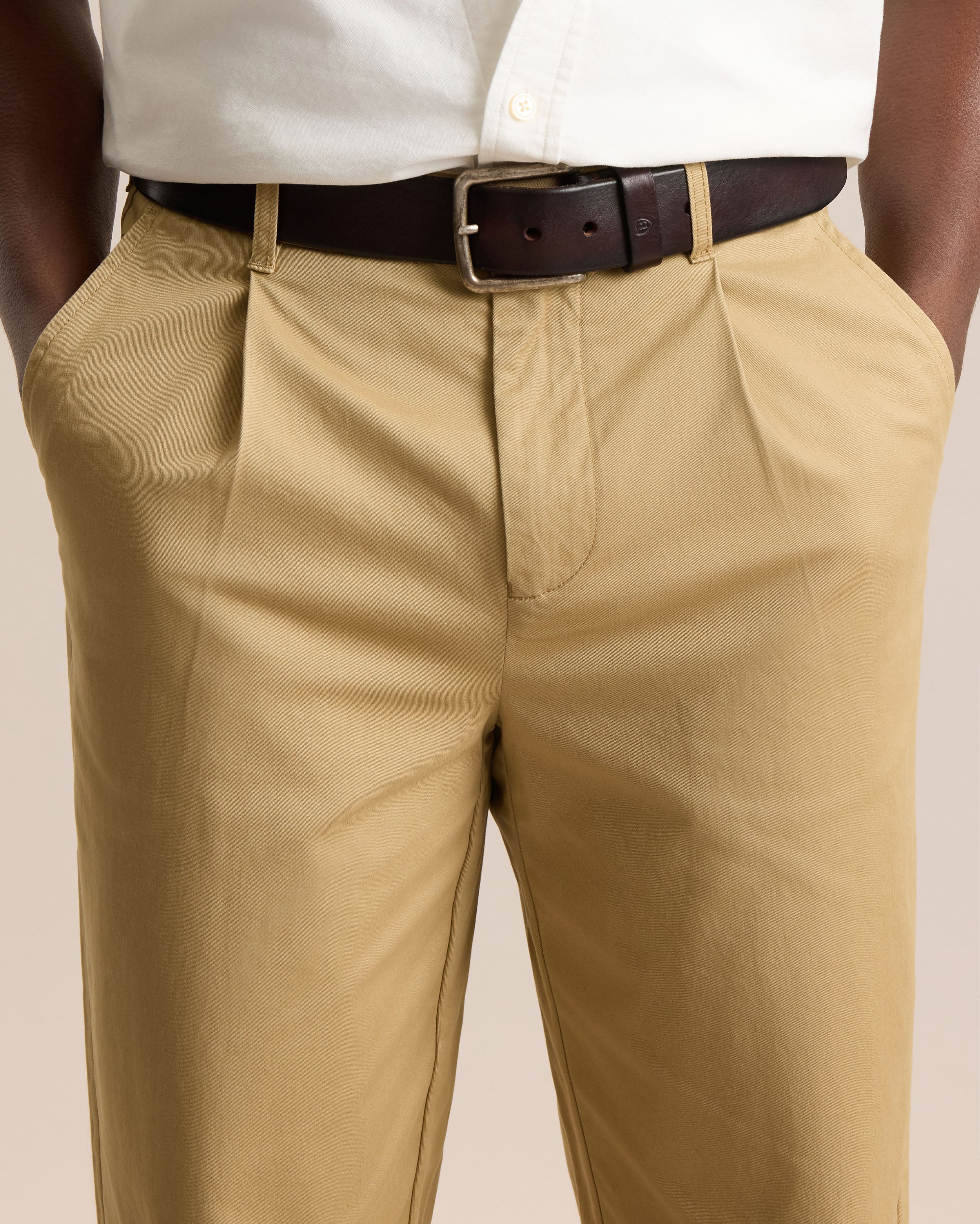 RELAXED PLEATED CHINO PANT - Image 3