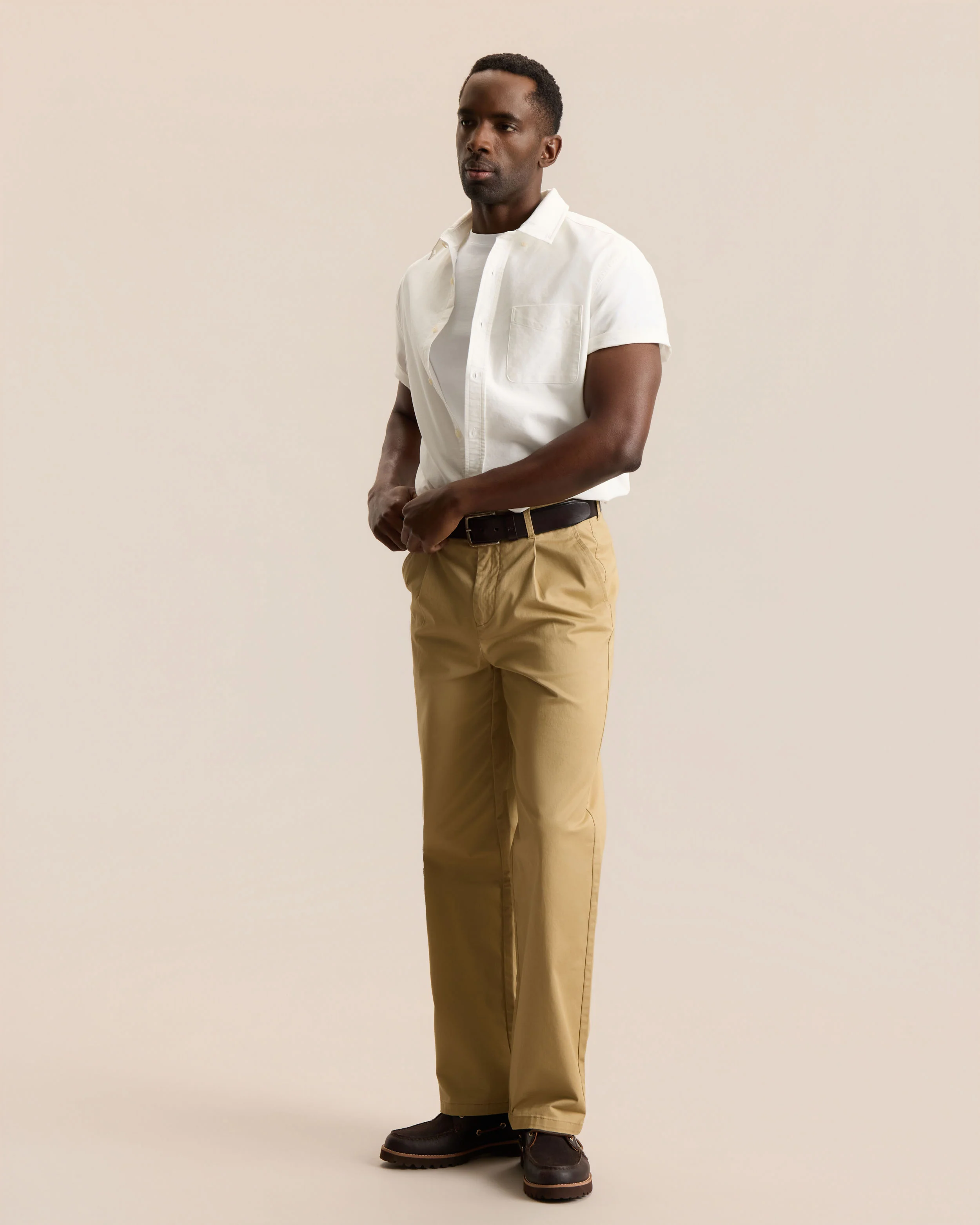 RELAXED PLEATED CHINO PANT - Image 7