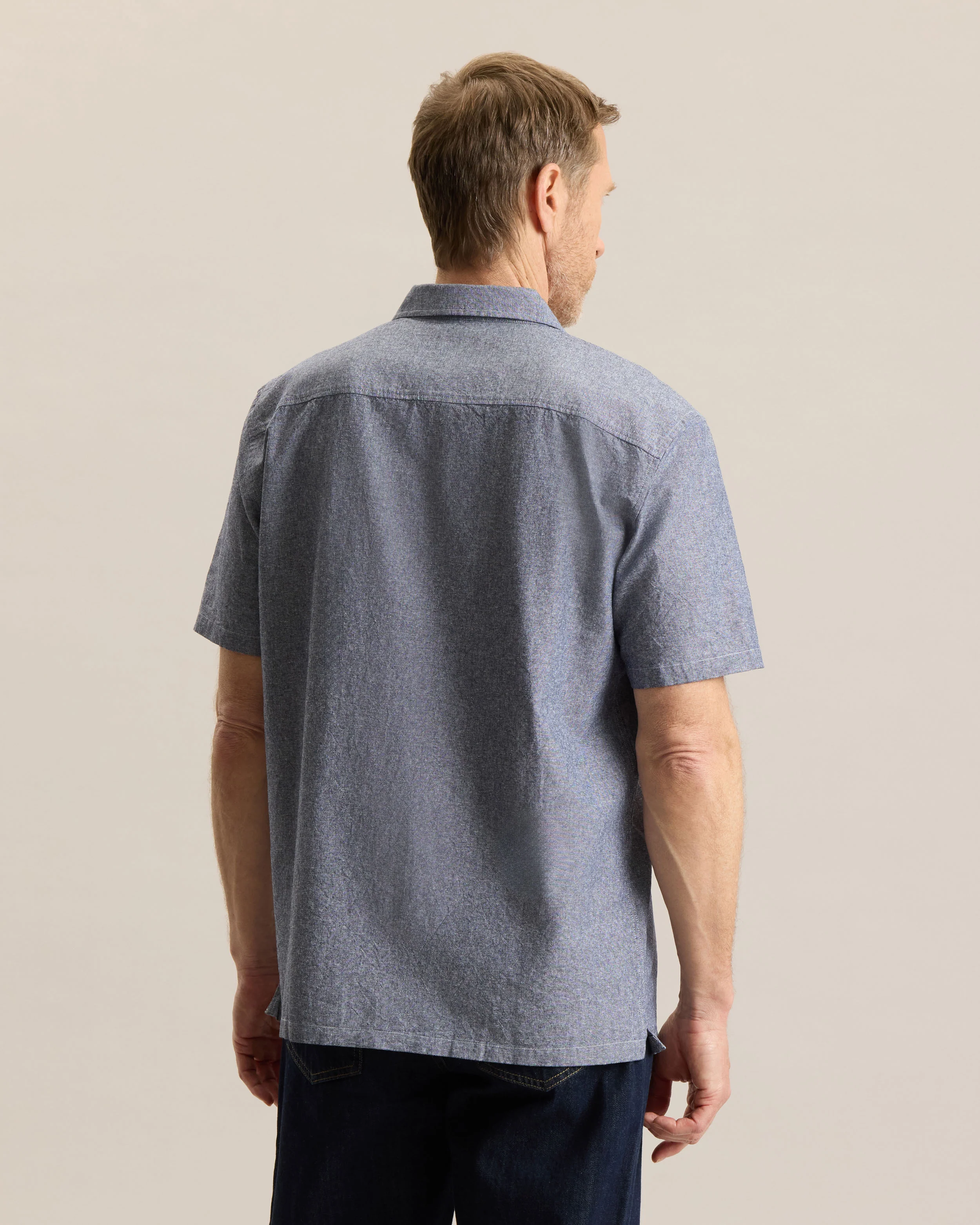 LINEN CHAMBRAY SHIRT - Image 3